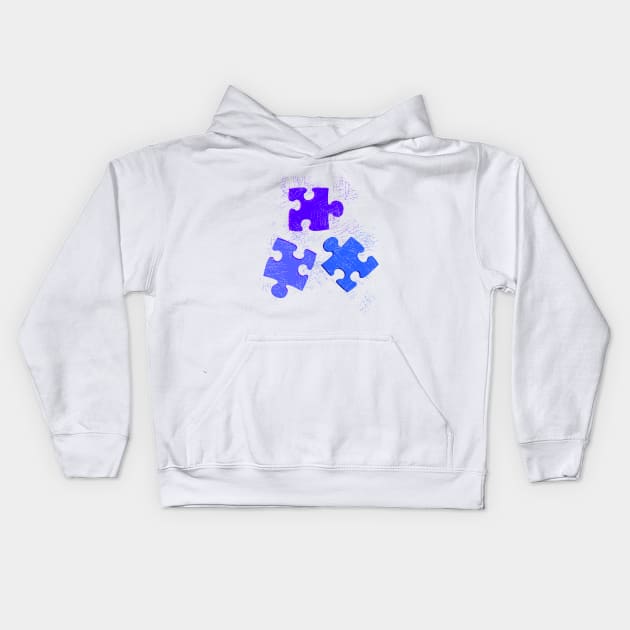 Puzzle Kids Hoodie by stefy